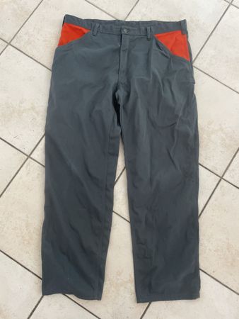 Neue Robuste Arbeitshose Workwear Gr.56 Grau/Orange