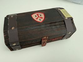 Spezielle Zigarren-Box in Braun, Schatztruhe, ADV & McKay