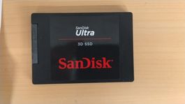 SanDisk Ultra 3D SSD 500GB 2.5 Zoll gewipt