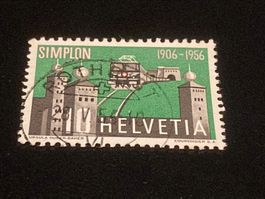 Simplontunnel ZNr. 325 - 1956 Vollstempel Rothrist