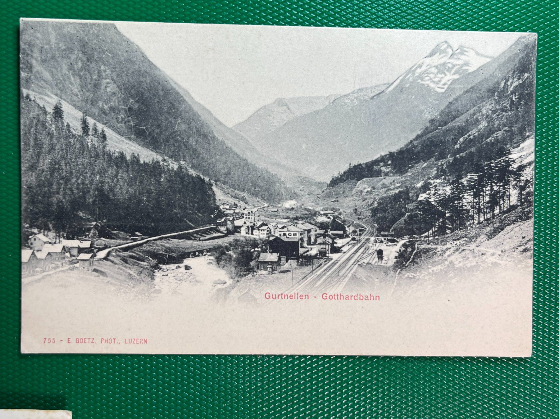 Ansichtskarten: Gurtnellen - Gotthardbahn – Gebraucht aus Steg VS von _vinci_