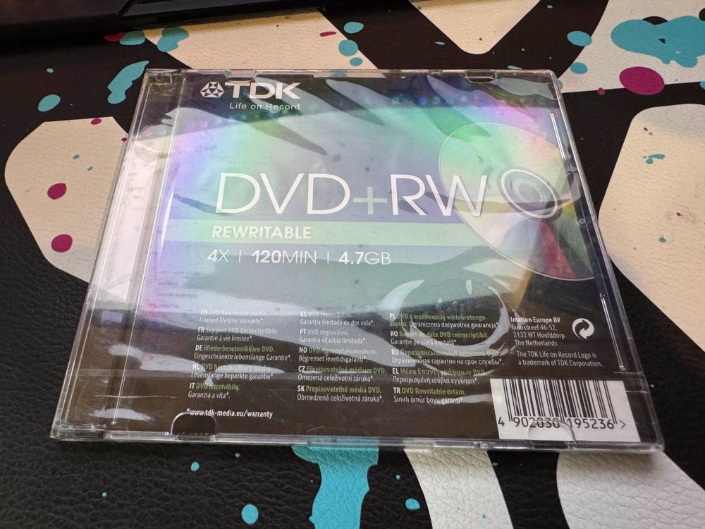 3x TDK DVD+RW Rewritable 4.7GB, 120min, 4x (Neu (gemäss Beschreibung ...