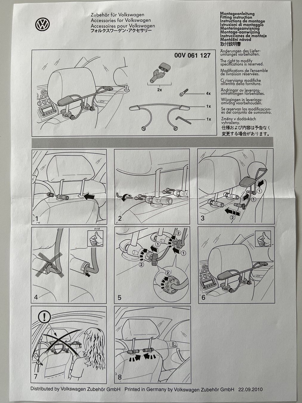 Appendiabiti: VW - Original Autokleiderbügel – Usato da Büetigen venduto da Jabo 4