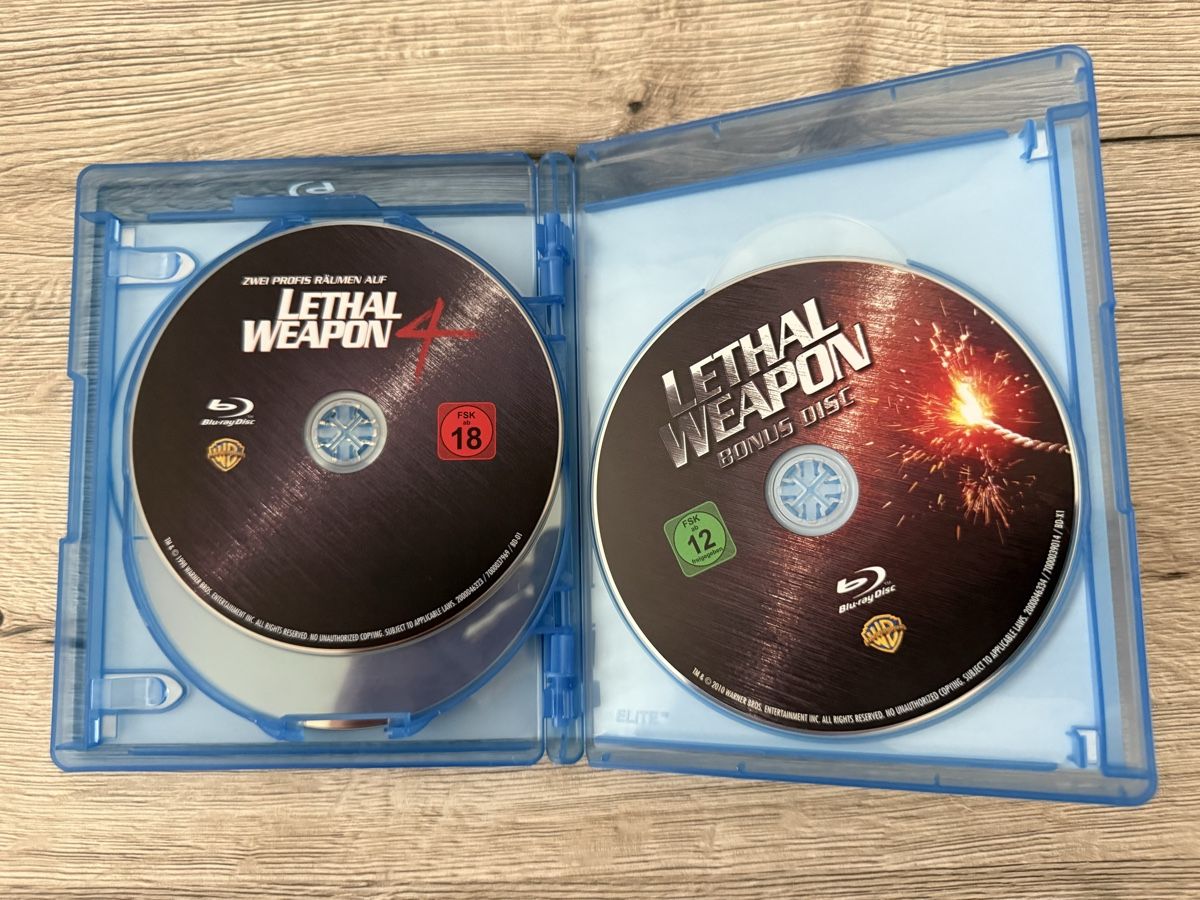 Tous les DVDs: Lethal Weapon 1-4 blu ray Collection – Neuf (Voir description) à Willisau par ste_sc8j 6