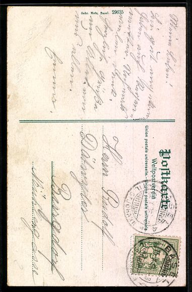Cartoline postali: AK Basel, Pauluskirche – Usato da Berlin venduto da bartko-reher 1