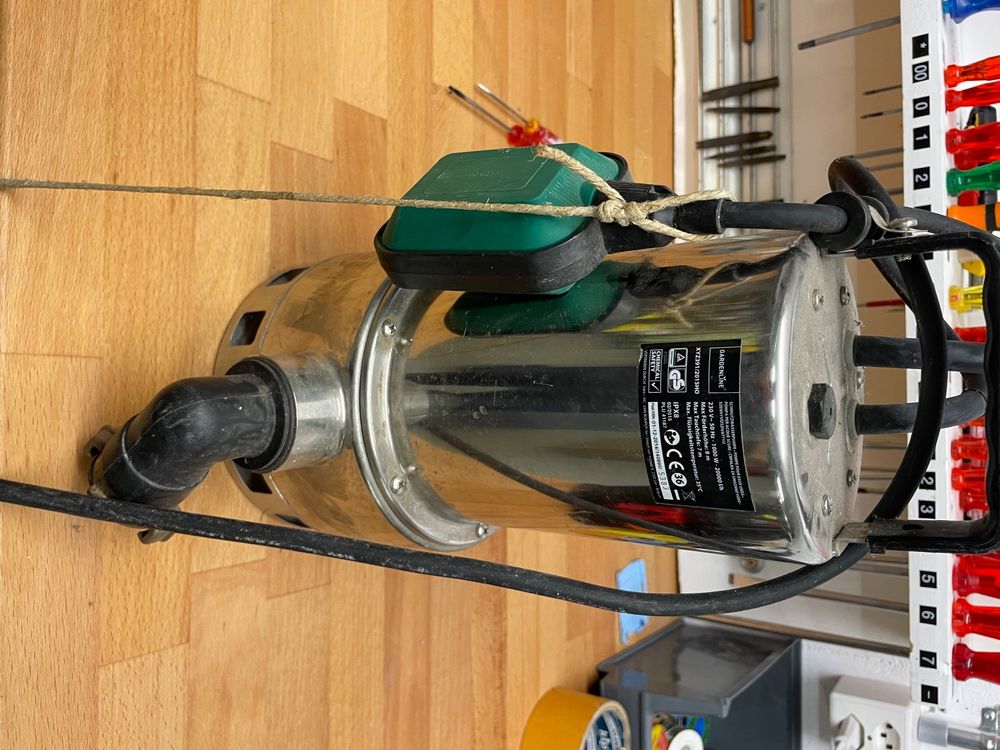 Schmutzwasserpumpe Gardenline 1000W Kaufen auf Ricardo