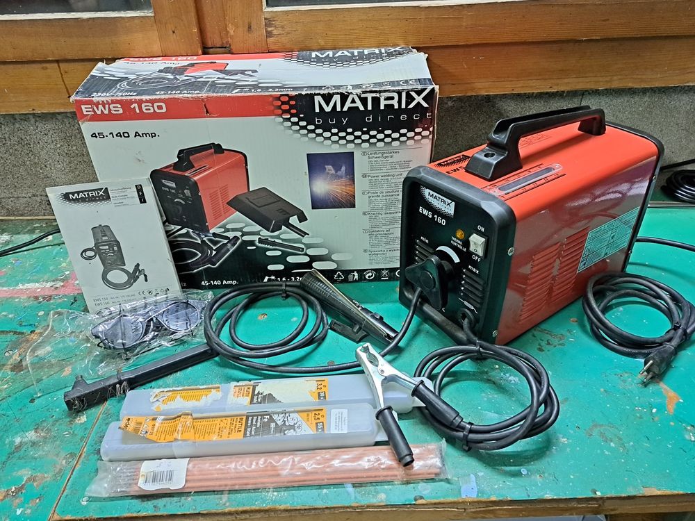 Matrix EWS 160 Elektrodenschweissgerät mit Zubehör | Kaufen auf Ricardo