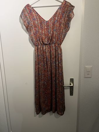 Midi Kleid Vintage Grösse S/M