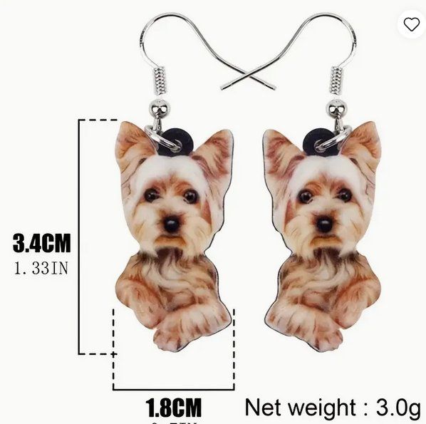 Orecchini pendenti & Orecchini a lobo: OHRRINGE,HÄNGER, YORKSHIRE TERRIER NEU – Nuovo (secondo la descrizione) da Bad Ragaz venduto da Schtupsi 1