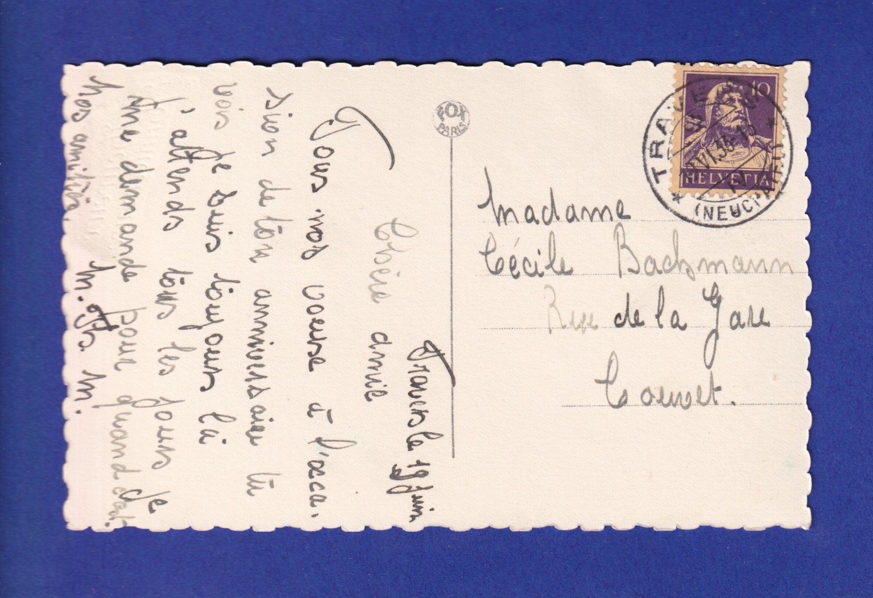 Cartoline postali: ENFANT - Joli petit couple – Usato da Pully venduto da nicecards-shop 1