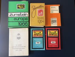 Briefmarken Kataloge: Zumstein, Ziegler, Michel