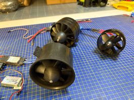 3 Stk EDF Jetantrieb mit ESC
