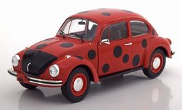 VW Käfer 1303 "Marienkäfer" 1972-1975 rot / schwarz     1:18