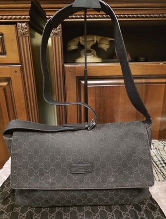 Orginale Gucci Messenger Bag, Top Zustand, Canvas