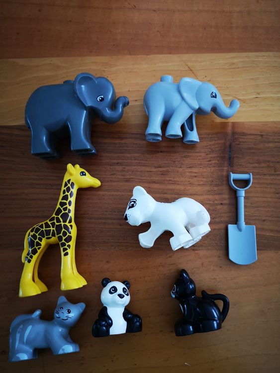 Duplo Jouets: 7 x Lego Duplo Tiere, Zoo Tiere – D'occasion à Sevelen par gsandax