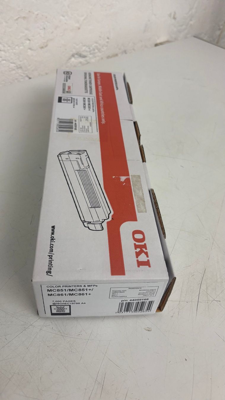 Oki Cartucce per stampanti & toner: OKI Toner Schwarz MC851/MC861 neu – Nuovo e nell'imballaggio originale da Berg am Irchel venduto da Sputnik8