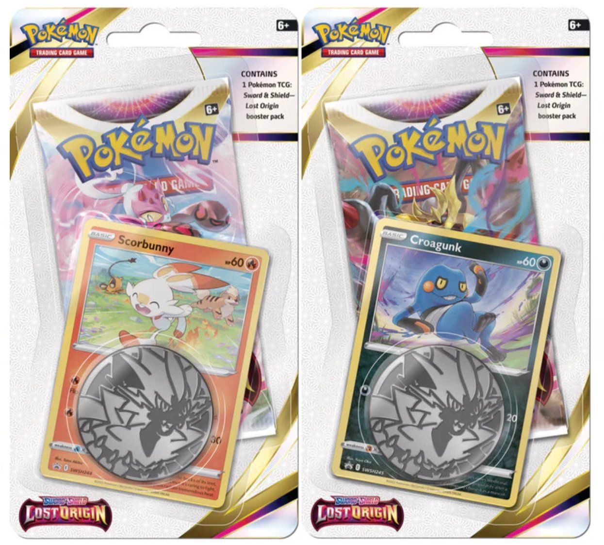 Pokémon Carte collezionabili: Pokemon Lost Origin 2x 1-Pack Blister Englisch – Nuovo e nell'imballaggio originale da Evilard venduto da sc2533