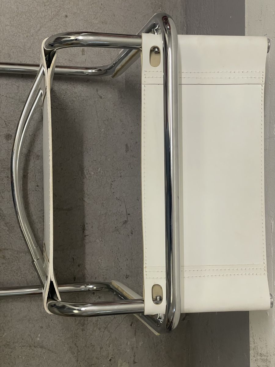 Stühle: Vintage freischwingerstuhl weiss – Gebraucht aus Zürich von Vintage-1993 8