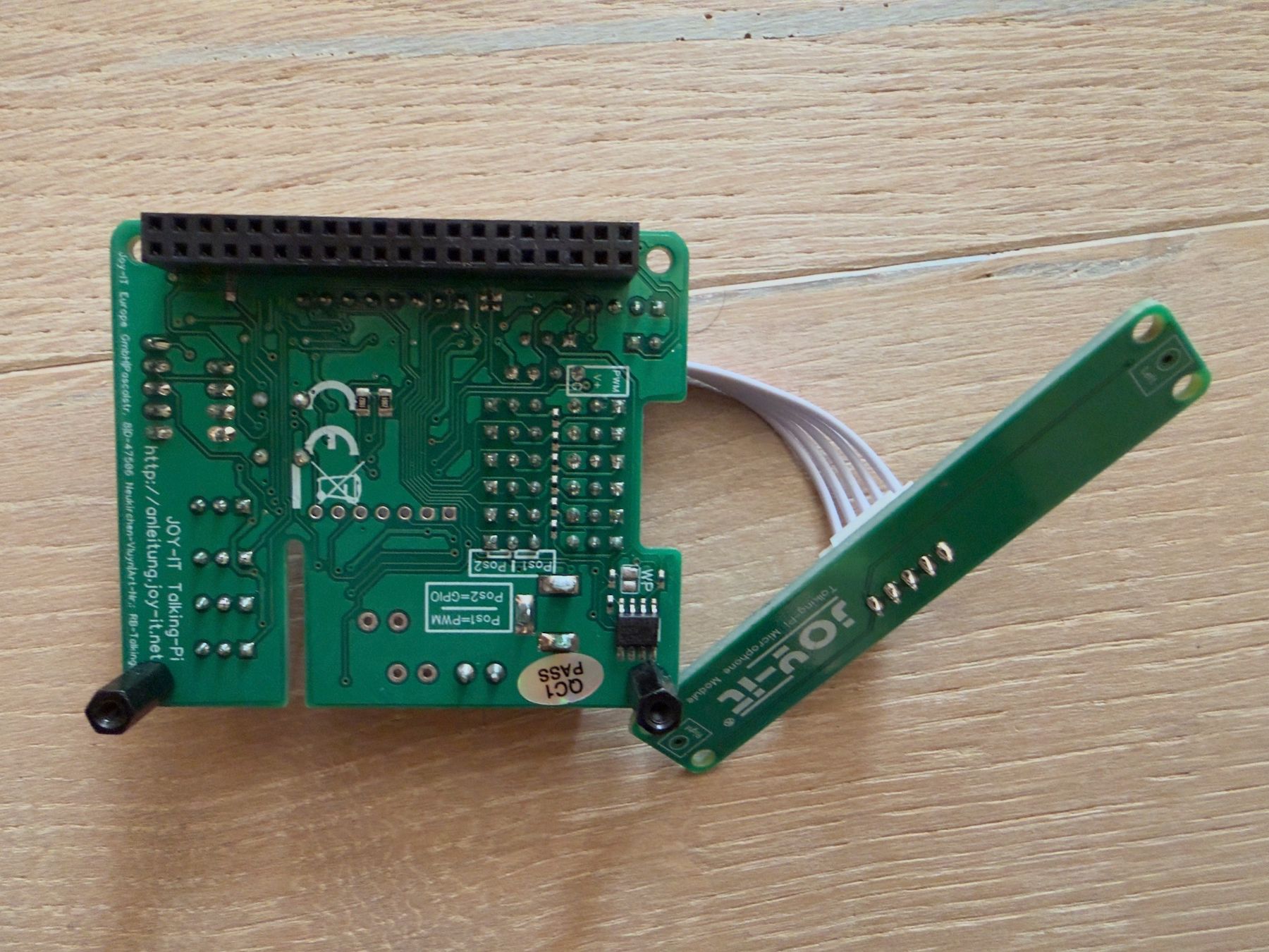 Raspberry Pi Componenti elettronici: Raspberry-Pi-Audio-HATs: ReSpeaker & Joy-IT Talking-Pi, 4-tl – Usato da Uster venduto da q1w2e3 2