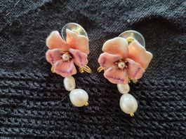 Modeschmuck - süsse Blumen-Ohrstecker