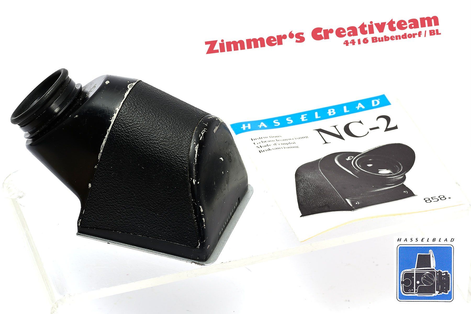 Hasselblad Fotocamera: Hasselblad Prismensucher NC-2 zu V-Sytem – Usato da Bubendorf venduto da zimmers_creativteam