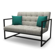 Sofa DEAN 2-Sitzer grau