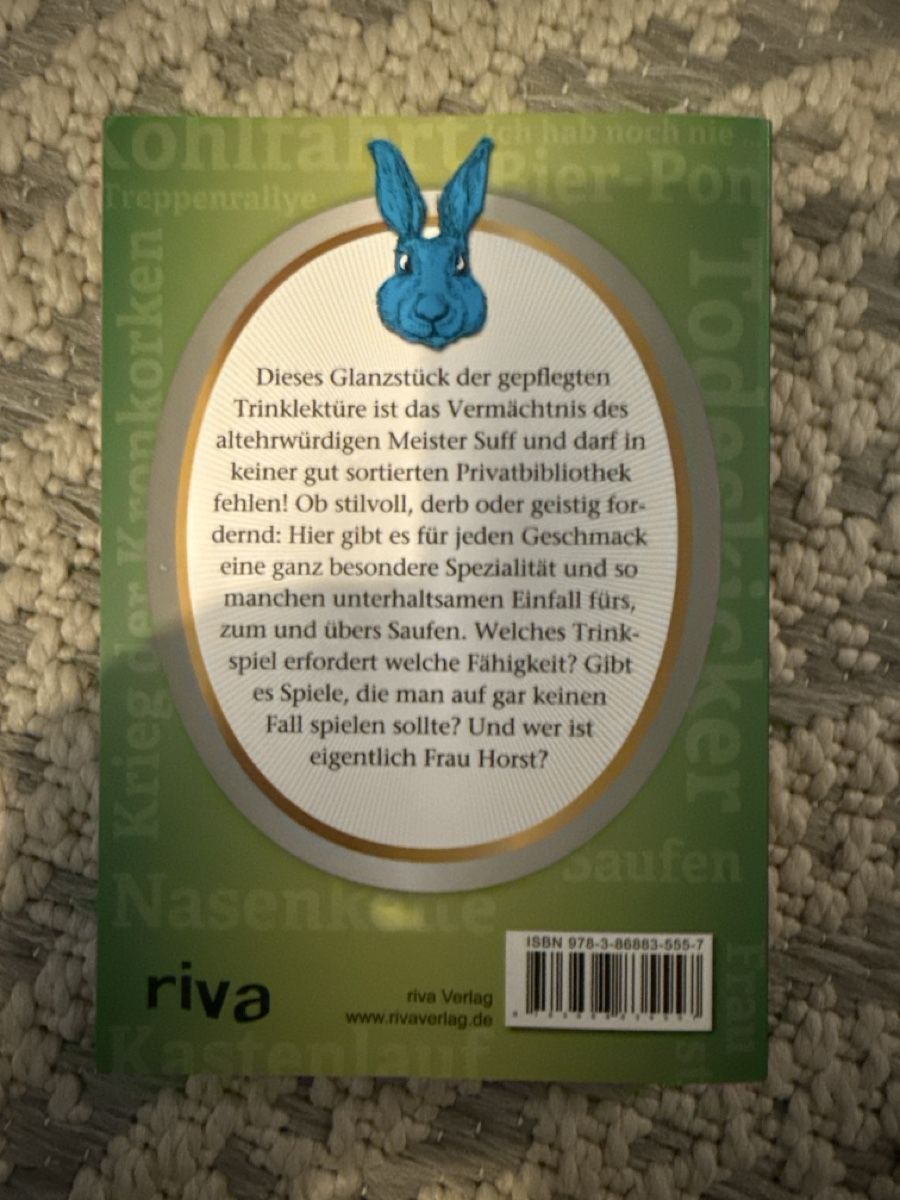 Libri: Meister Suff: Das Buch der Trinkspiele - Neuwertig! – Usato da Basel venduto da Booksandcards 1