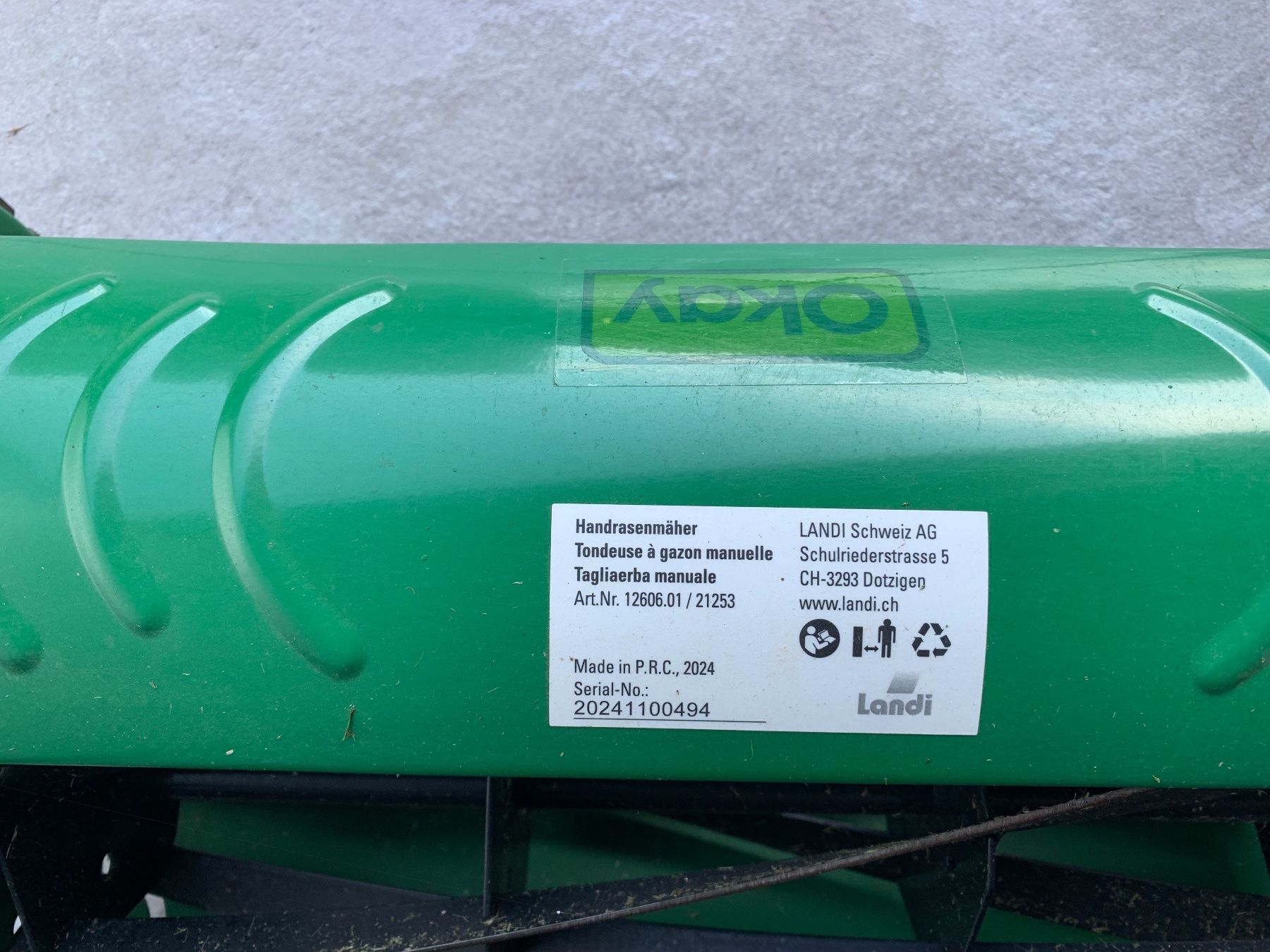 Tagliaerba: Tondeuse manuelle OKAY – Usato da Vouvry venduto da valais1815ch 1