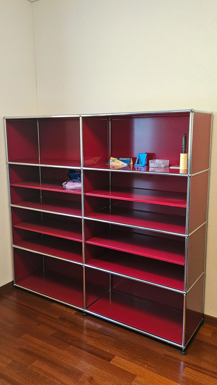 USM Scaffali: USM Regal rot – Usato da Morgarten venduto da Stohler0