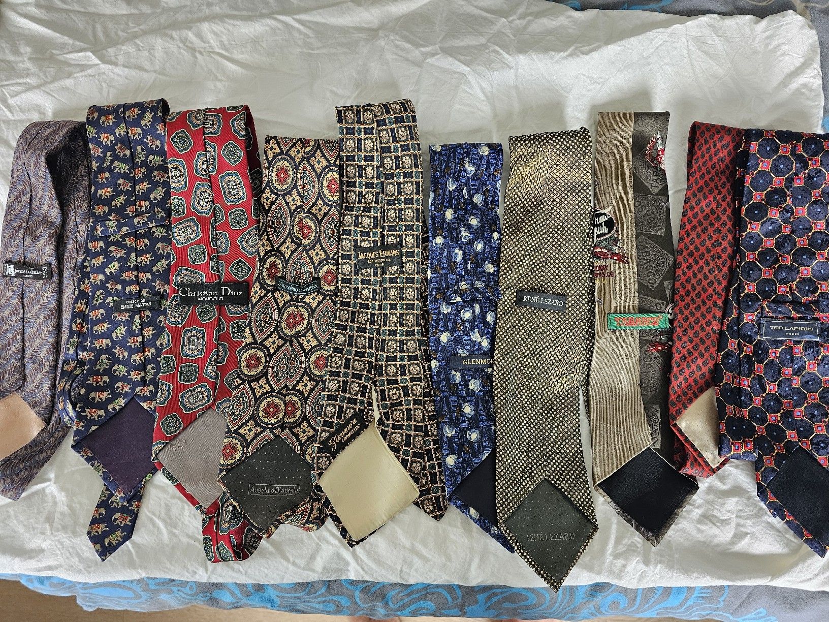 Cravatte: 10 vintage ties all silk – Usato da Immensee venduto da Gitter