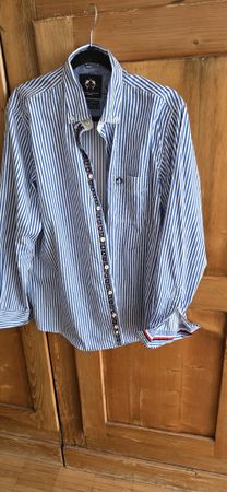 Claudio Campione Herren Hemd Langarm Modern Fit  Gr.L