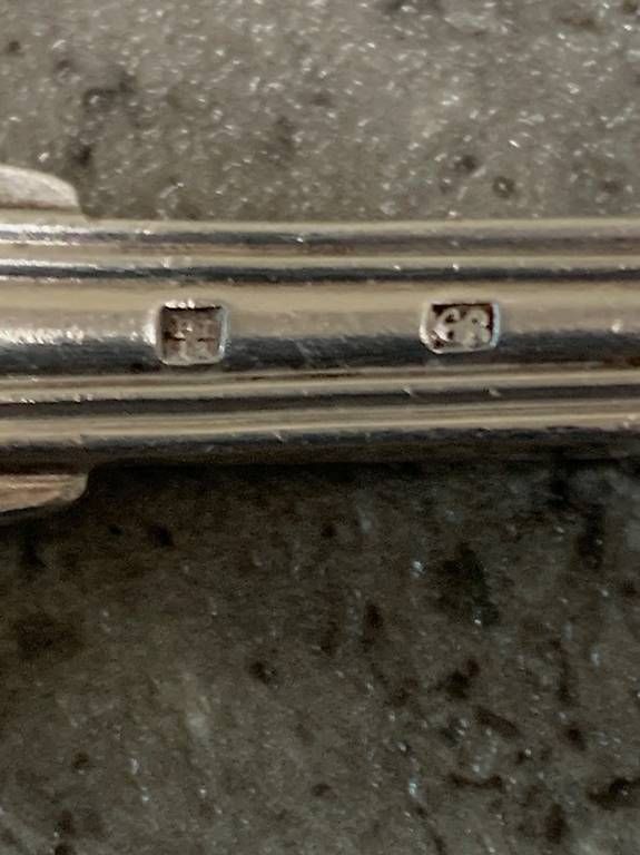 Cucchiai: cuillères en argent avec écrin  – Usato da Lussery-Villars venduto da Nini65 2