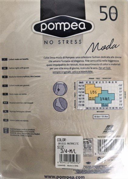 Calze & Collant: Strumpfhose Pompea No Stress Moda – Nuovo e nell'imballaggio originale da Menziken venduto da chianti10 1
