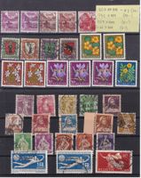 12 Stk. CH Briefmarken-Steckkarten, bunt gemischt