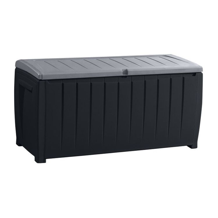 1 x Keter Novel Storage Box schwarz/grau Kaufen auf Ricardo