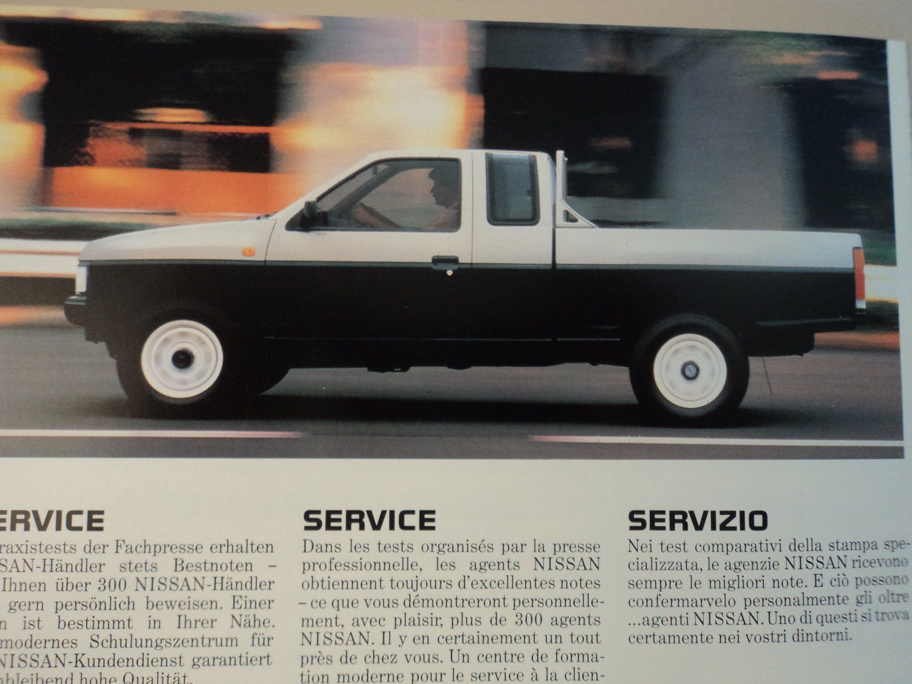 Nissan Dokumente: Prospekt Nissan King Cab 4x4 1987 – Gebraucht aus Schwarzenburg von modelCARama 6