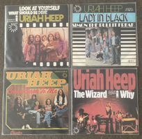 Uriah Heep 4 x Vinyl Single 7" 