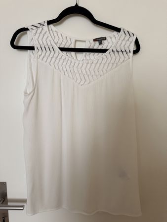 Street One Bluse weiss Grösse 40 neuwertig