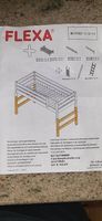 Flexa Classic Pfosten 76cm für Halbhochbett Weiss & Leiter 