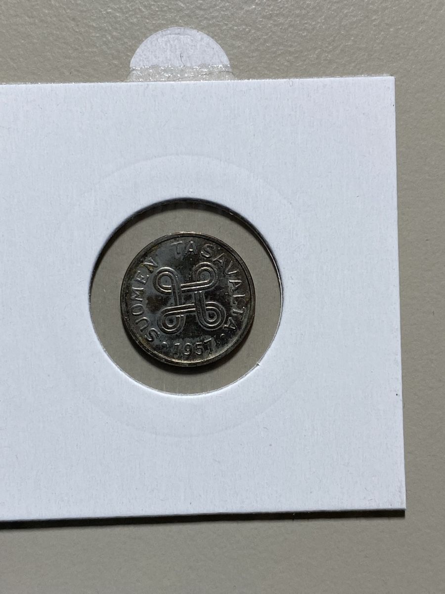 Alle Münzen: Finlande - 1 Markka - 1957 – Gebraucht aus Payerne von Mike1682 1