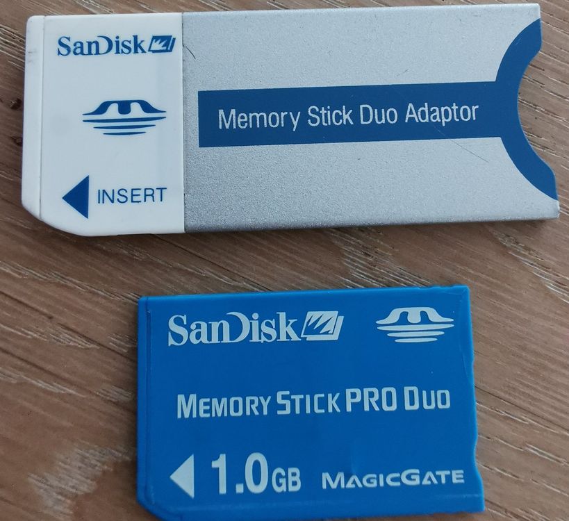 SanDisk Memory Stick PRO Duo 1GB mit Adapter Kaufen auf Ricardo