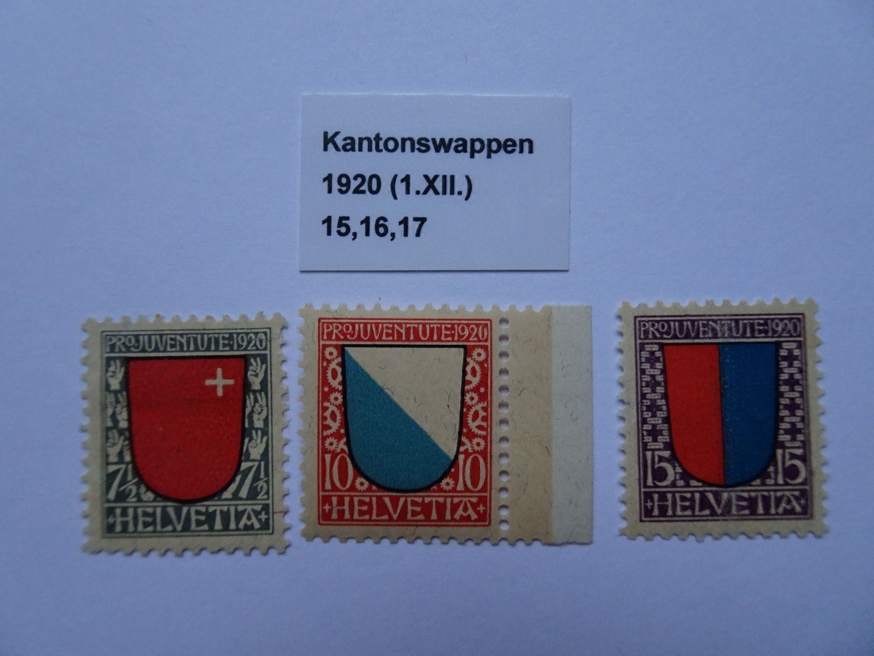 Tous les timbres: PJ 1920** – Neuf (Voir description) à Aadorf par Chnorli-Furz