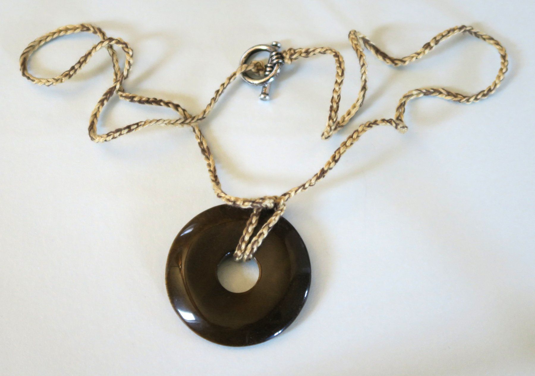 Catenine: Kette Tigerauge Donut – Nuovo (secondo la descrizione) da Brittnau venduto da marlenestone 5