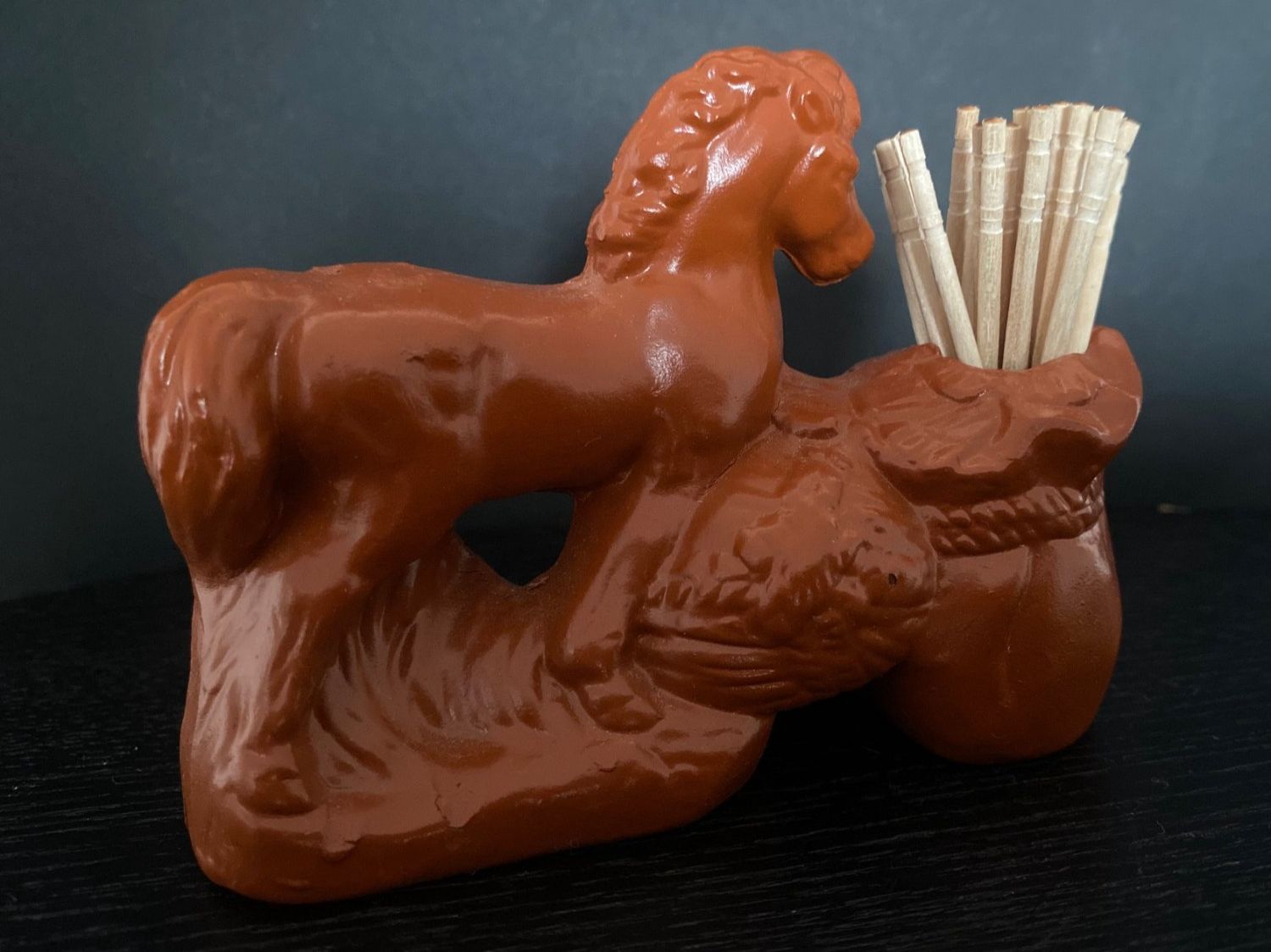 Statuette: Zahnstocherhalter aus Japan "Kouma" – Nuovo (secondo la descrizione) da Aarau venduto da chicochicomama 1