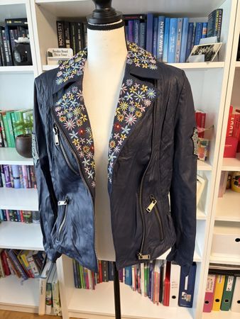 Philipp Plein Damen Lederjacke – Echtleder – Gr. XL 