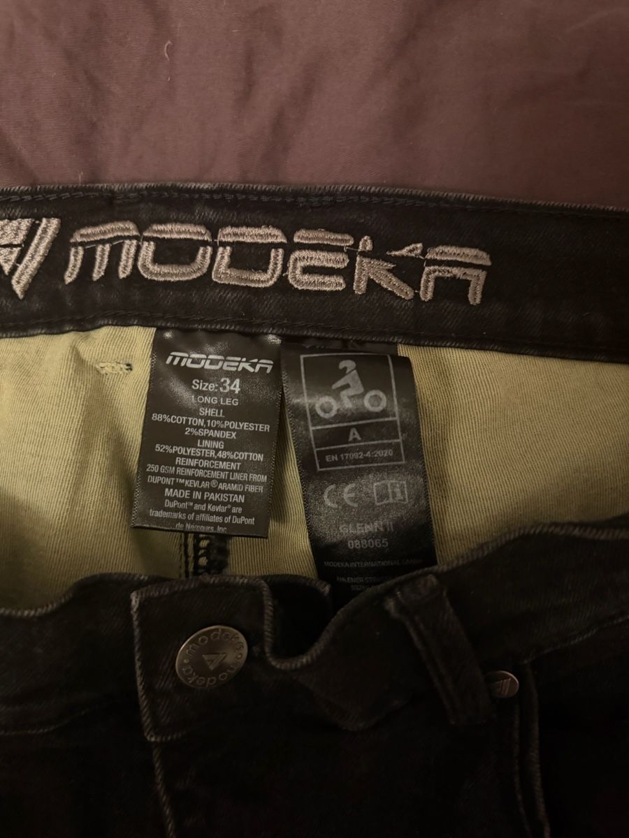 Pantaloni: Modeka Motorrad Hose Grösse 34 L Klasse A – Usato da Bern venduto da nivek22 1