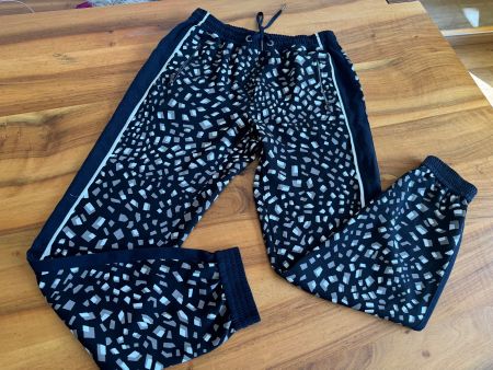 Hose Marc Cain Joggpants gemustert Gr. N2/36 M wie neu
