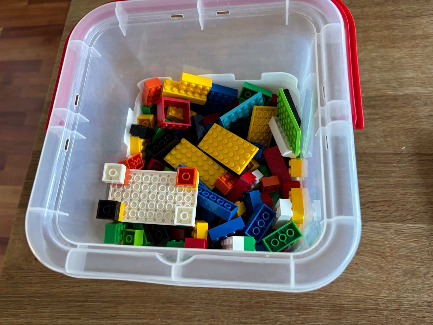 Kit di costruzioni: Kiste mit BLOX Steinen wie LEGO – Usato da THERWIL venduto da Fcbbasel 2
