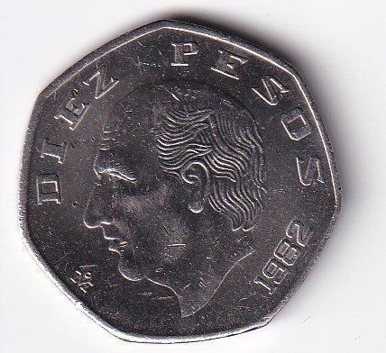 Toutes les monnaies: Mexiko 10 pesos 1982 – D'occasion à Neuchâtel par karlpierrino
