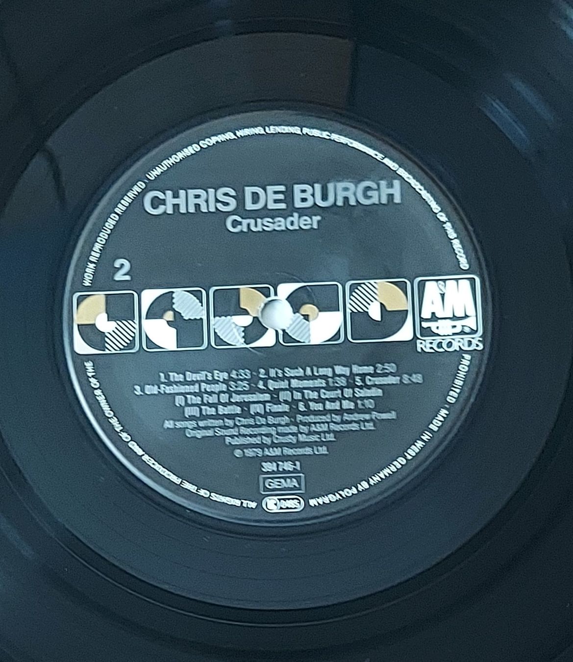 Schallplatten: LP - CHRIS DE BURGH - CRUSADER – Gebraucht aus Steckborn von Quo7 2